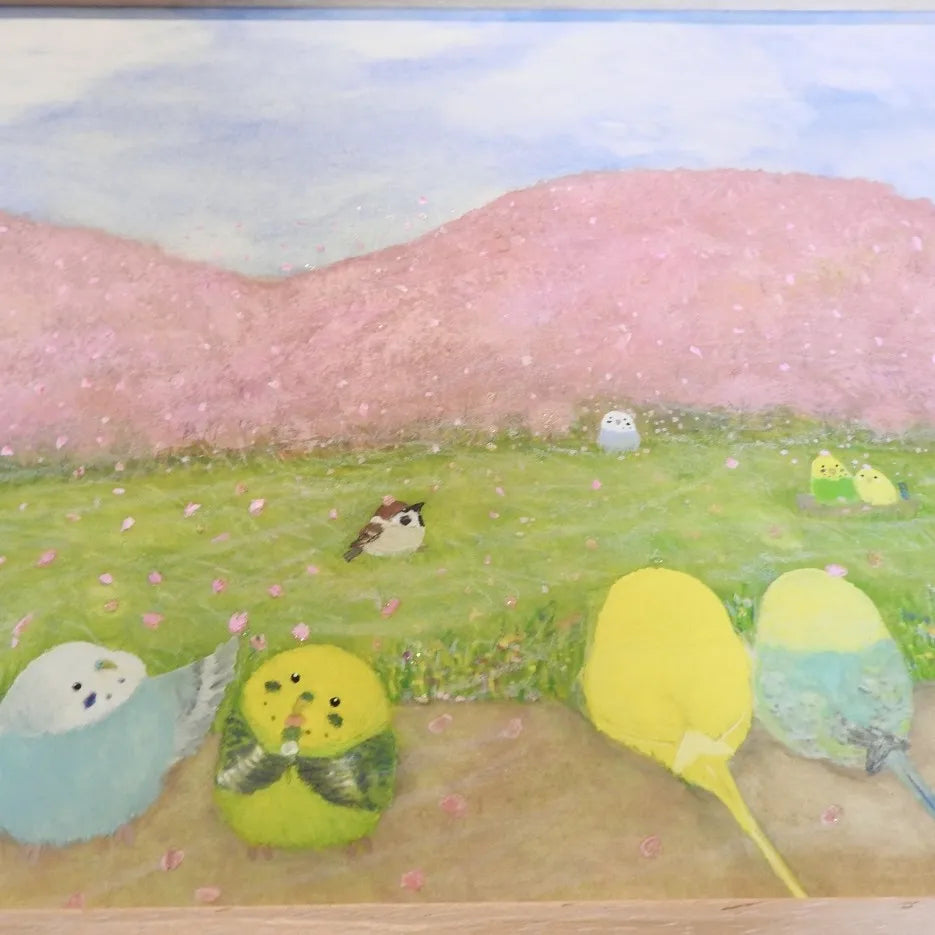 桜吹雪インコたち